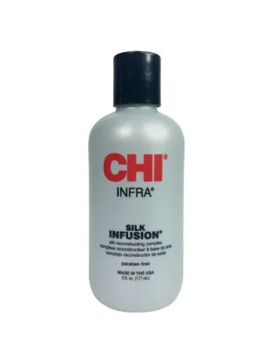 Tinh dầu dưỡng tóc cao cấp CHI Silk Infusion 177ml (Nắp đen)