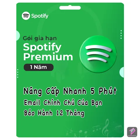 Gói Nâng Cấp Và Gia Hạn Spotify Premium Chính chủ 1 Năm