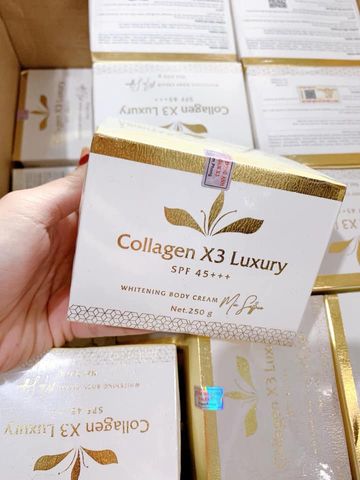 Kem Body Collagen X3 Luxury Đông Anh Giúp Trắng Da Hộp 250 Gr