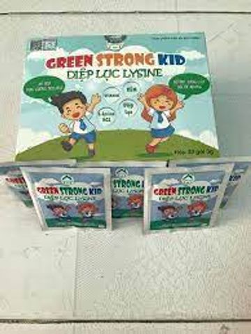 Diệp Lục Lysine (Green Strong Kid) Giúp Bổ Sung Chất Xơ Cho Bé
