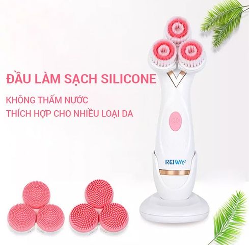 Máy Rửa Mặt Massage Công Nghệ Mới 2 Cấp Độ Reiwa WT-222-2