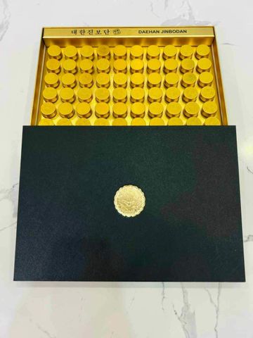 An Cung Chính Phủ Rồng Vàng Daehan Jinbodan 60 viên - Hỗ trợ sức khỏe, ổn định huyết áp, phòng ngừa tai biến, phục hồi sức khỏe cho người trên 30 tuổi