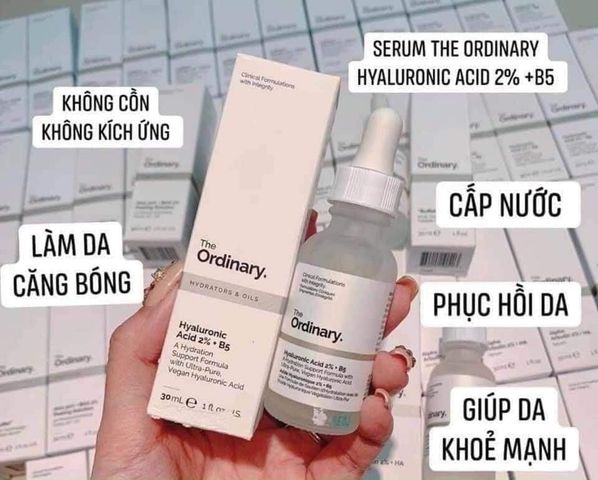 Serum cấp ẩm sâu tái tạo da HA + vitamin B5 - The Ordinary