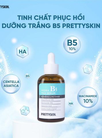 Tinh Chất Hỗ Trợ Phục Hồi Da Hydra B5 Max Serum PrettySkin 50ml