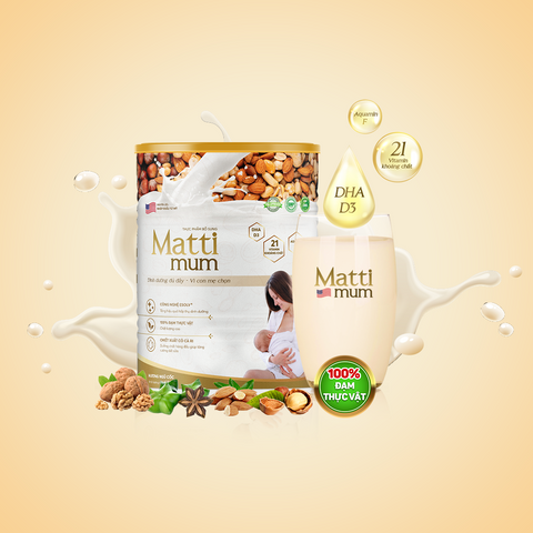 Sữa Hạt Matti Mum Giúp Tăng Cường Tiết Sữa