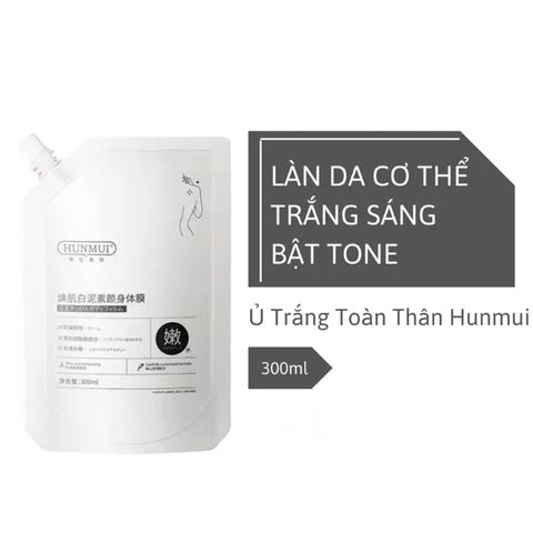 Kem Ủ Trắng,Tắm Trắng Hunmui giúp dưỡng trắng da toàn thân