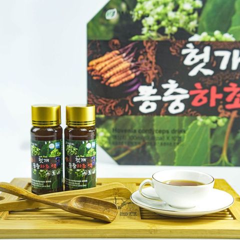 Nước Bổ Gan Đông Trùng Hạ Thảo Well Bio Hàn Quốc - Giải Rượu, Tăng Cường Chức Năng Gan, Hỗ Trợ Sức Khỏe