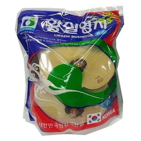 Nấm Linh Chi Đỏ Túi Xanh Wangshin Hàn Quốc 1kg - Thực Phẩm Bổ Dưỡng Tăng Cường Sức Khỏe, Thanh Lọc Cơ Thể, Hỗ Trợ Giấc Ngủ Tốt