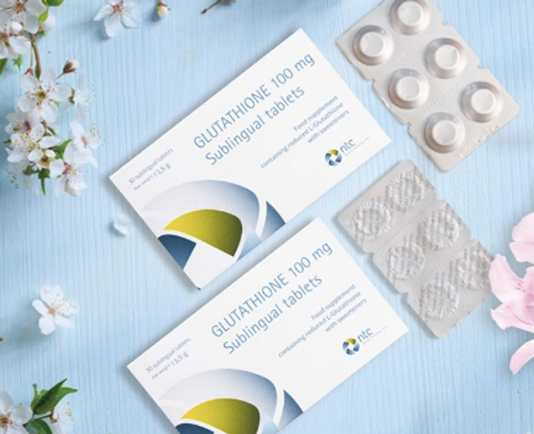 Viên Ngậm Glutathione 100mg Hỗ Trợ Trắng Da, Mờ Nám