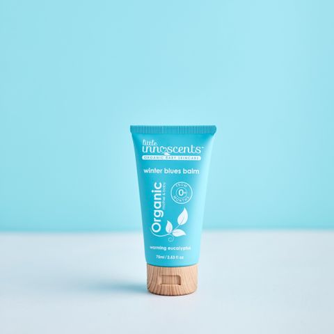 Dầu thoa ấm ngực phòng ngừa ho cảm cho bé Organic - Little Innoscents