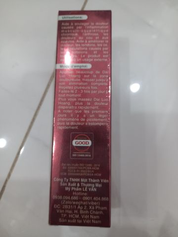 Dầu Xoa Bóp Đại Lực Hoàng VIP Đỏ 150ml Hỗ Trợ Xương Khớp