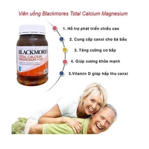 Viên Bổ Sung Canxi Hữu Cơ Magie D3 Blackmores Úc - Hỗ Trợ Chức Năng Xương Khớp 200 Viên