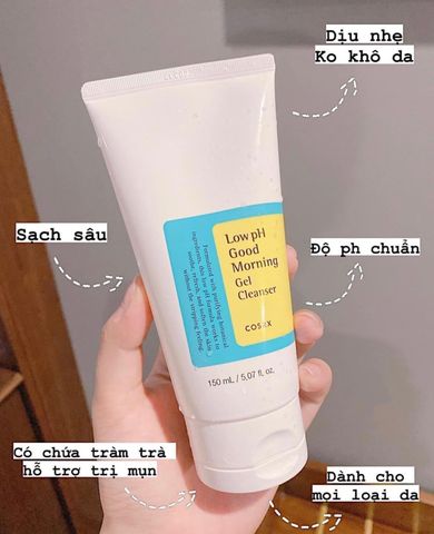 Gel rửa mặt nội địa Hàn Quốc Good Morning - Cosrx