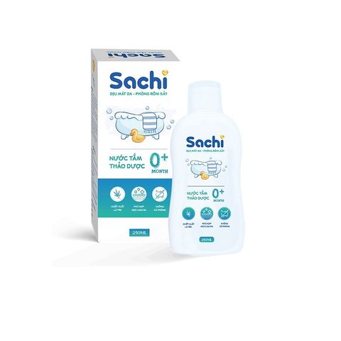 Nước tắm Sachi chống cảm, ngừa rôm sảy 250ml