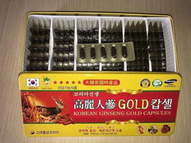 Viên Đạm Hồng Sâm Nhung Hươu Linh Chi Hàn Quốc 120 Viên - Tăng Cường Sức Khỏe, Giảm Căng Thẳng, Dinh Dưỡng Từ Thiên Nhiên