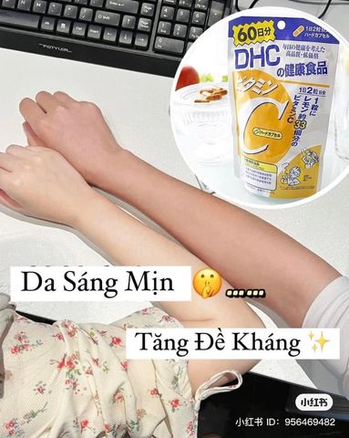Viên uống Vitamin C Nhật Bản DHC Hỗ Trợ Sáng Da Tăng Đề Kháng