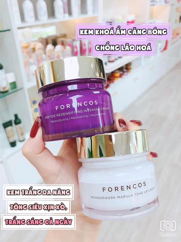 Kem Dưỡng Da Ban Đêm Forencos Peptide Redensifying Cream 10ml - Trắng Sáng, Cấp Ẩm, Làm Mờ Thâm Nám, Xuất Xứ Hàn Quốc