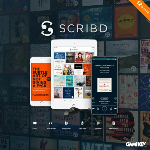 Scribd – trang thư viện điện tử tổng hợp trực tuyến