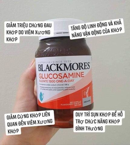 Blackmores Glucosamine 1500mg lọ 180 viên