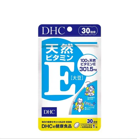 Viên DHC Vitamin E đẹp da, chống oxy hóa 30 viên (30 ngày)