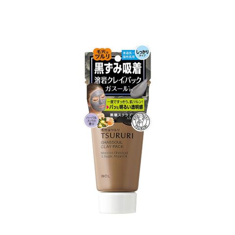 Mặt Nạ Đất Sét BCL Tsururi 150g - Giảm Mụn Đầu Đen, Mụn Cám, Se Khít Lỗ Chân Lông, Dưỡng Ẩm Từ Thiên Nhiên