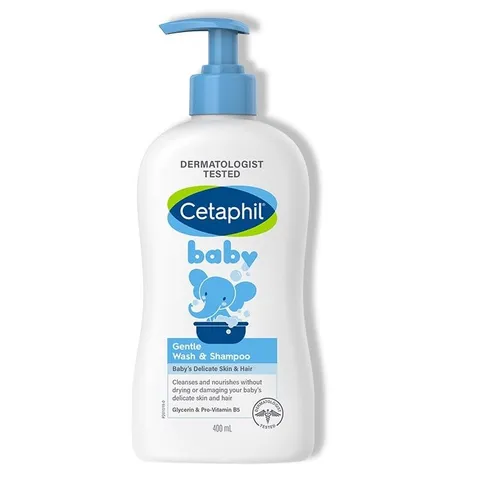 Sữa Tắm Gội Cho Bé Cetaphil Baby Gentle Wash & Shampoo 400ml