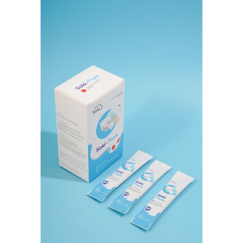 Bột Hòa Tan Soki-Tium Pharvina Giúp Trẻ Ngủ Ngon (12 gói)