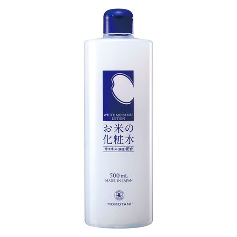 Nước Hoa Hồng Gạo Momotani White Moisture Lotion 500ml - Dưỡng Trắng, Cấp Ẩm, Làm Sáng Da Từ Thiên Nhiên Nhật Bản