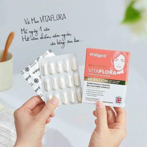 Men phụ khoa Vitaflora nội địa Anh hộp 30 viên