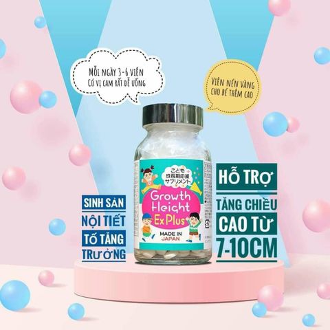 Tăng chiều cao Nhật Height Ex cho trẻ từ 3 - 10 tuổi