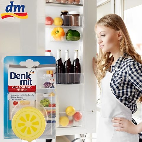 Sáp Khử Mùi Tủ Lạnh Denkmit - Sản Phẩm Chống Mùi Từ Rong Biển Đức, Giúp Thực Phẩm Tươi Lâu Hơn - Đóng Gói 40g