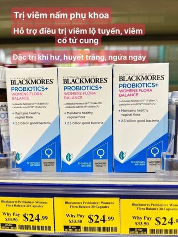 Men phụ khoa Blackmores flora nội địa Úc