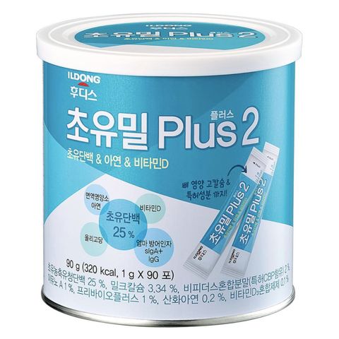 Sữa Non ILDong Hàn Quốc Plus 2 - 90gr Dinh Dưỡng Immuno cho Trẻ từ 1-9 Tuổi, Tăng Cường Miễn Dịch và Phát Triển Toàn Diện