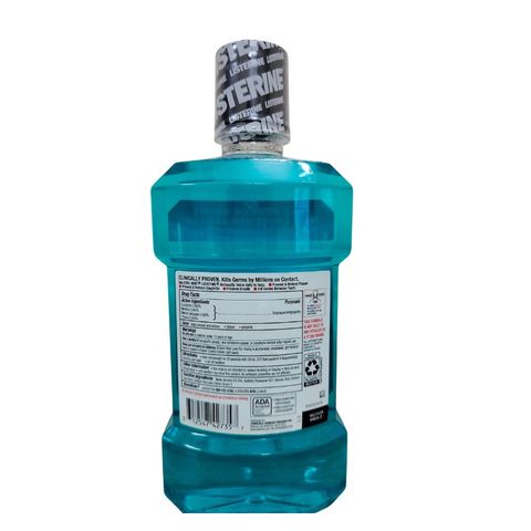 Nước súc miệng Listerine Cool Mint 1000ml giúp hơi thở thơm mát
