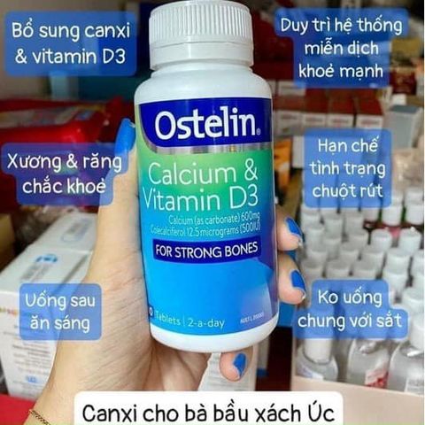 Canxi D3 hàm lượng cao nội địa ÚC - Ostelin