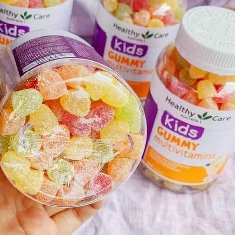 Kẹo Dẻo Multivitamin Healthy Care cho Trẻ Em - Tăng Cường Đề Kháng, Ngon Miệng, Hương Vị Trái Cây, 250 Viên Úc