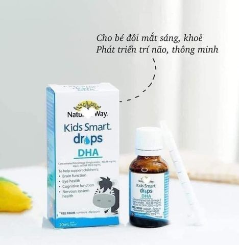 (Có tem) DHA Tinh Khiết Nature's Way Úc - Giúp Trẻ Phát Triển Thông Minh, Mắt Sáng - Dùng Cho Bé Từ 4 Tuần Tuổi