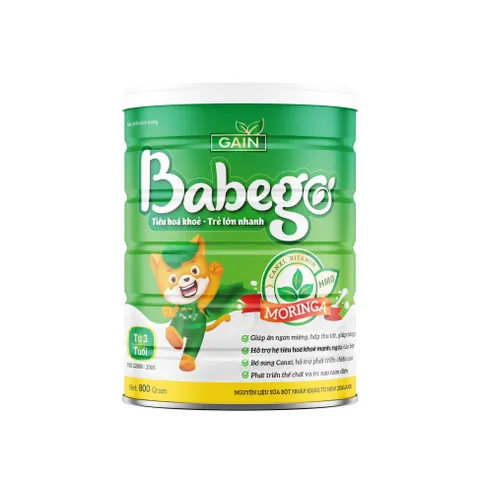 Sữa Babego 800g 3 tuổi trở lên Giúp Trẻ Phát Triển Toàn Diện
