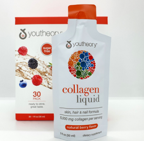 Nước Vị Dâu Berry Youtheory Collagen Liquid Berry Flavor 30ml