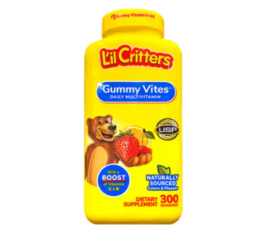 Kẹo Dẻo Vitamin tổng hợp Lil Critter Gummy Vites 300v