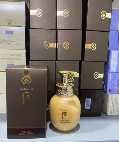 Sữa Dưỡng Thể Hoàng Cung Whoo Spa Essential 220ml - Dưỡng Da Trắng Hồng Mịn Màng, Chiết Xuất Đông Y Cao Cấp