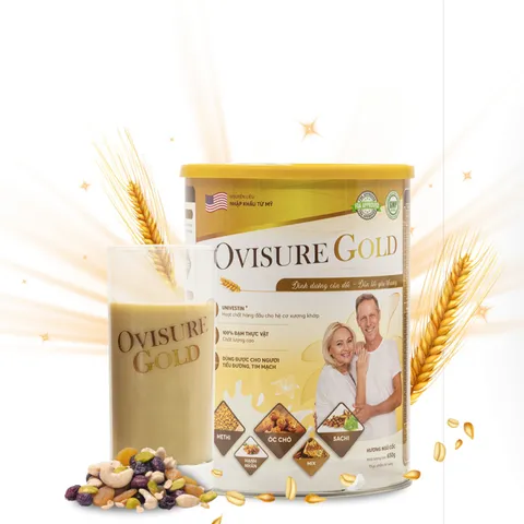 Ovisure Gold-Sữa Hạt Xương Khớp Cao cấp Lon 650g - Hàng Chính Hãng