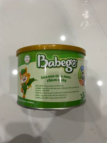 Sữa Non Chùm Ngây Babego 342g - Hỗ Trợ Tăng Cường Sức Đề Kháng, Cải Thiện Biếng Ăn Cho Bé 0-36 Tháng
