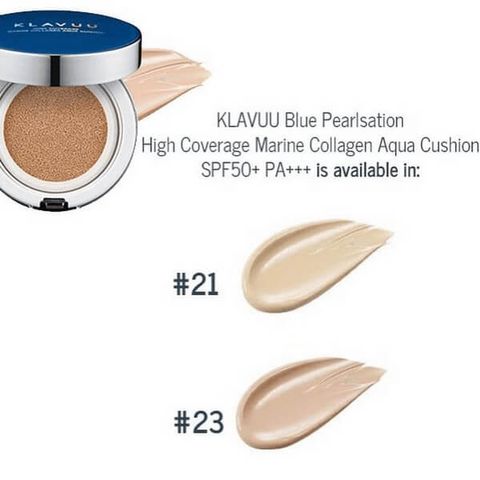 Phấn Nước Klavuu Blue Pearlsation Xanh – Tone 23