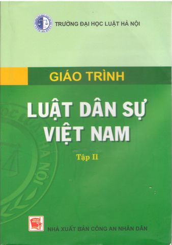 giáo trình luật dân sự Việt Nam tập 2 – trường đại học luật hà nội