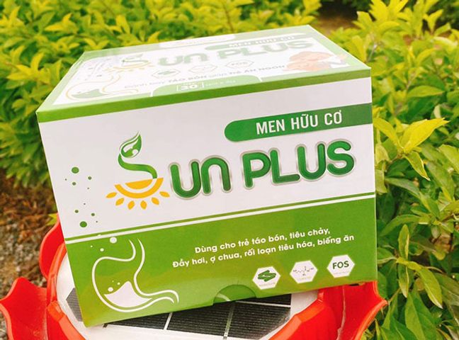 Men Hữu Cơ Sunplus Giúp Bổ Sung Chất Xơ Lợi Khuẩn Cho bé