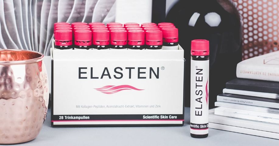 Nước Uống Collagen Elasten Chính Hãng Đức 2500MG 28 ống