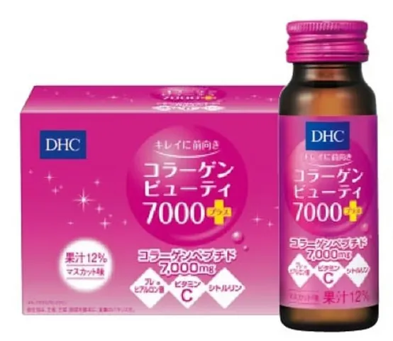 Nước Collagen Beauty 7000 Plus DHC dưỡng da căng mịn 10 Lọ