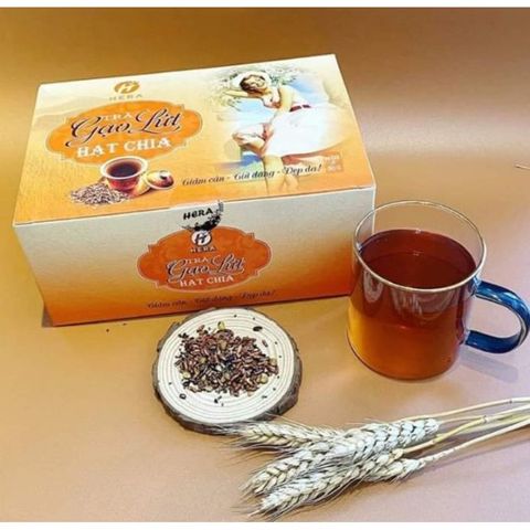 Trà Gạo Lứt Hạt Chia Hera Hỗ Trợ Giảm Cân, Giữ Dáng