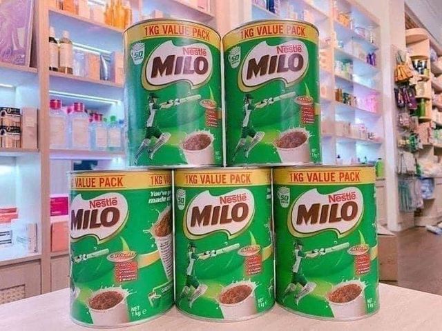 Sữa Milo Nestlé Úc Chính Hãng 1kg - Thức Uống Năng Lượng Dinh Dưỡng Cho Trẻ Em Và Gia Đình, Hỗ Trợ Tăng Chiều Cao và Sức Khỏe